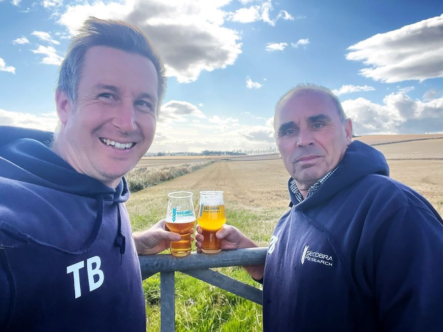 Scottish Spring Barley Tour – August 2025 - toasting the Secobra varieties